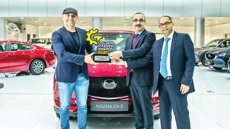 മസ്ദ CX5ന് ഗോൾഡൻ സ്റ്റീറിങ് അവാർഡ് മസ്ദ CX5ന് ഗോൾഡൻ സ്റ്റീറിങ് അവാർഡ്