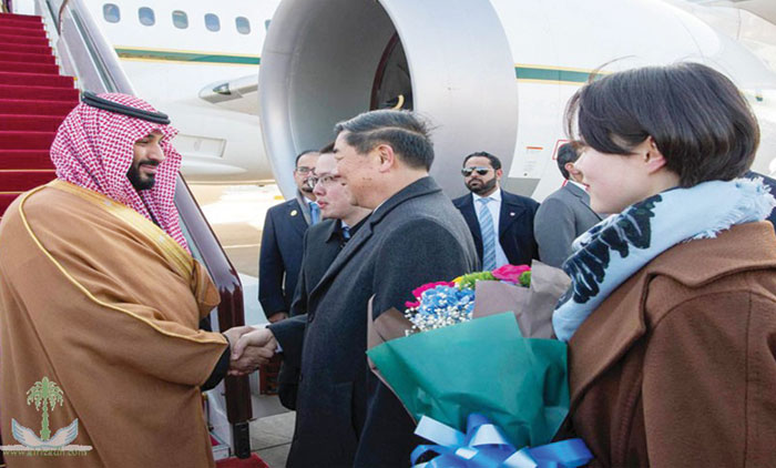 സൗദി കിരീടാവകാശി ചൈനയിൽ