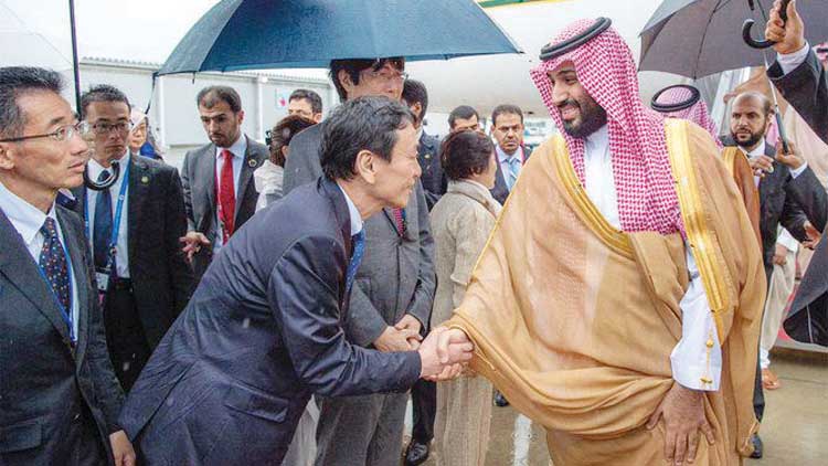 ജി-20 ​ഉ​ച്ച​കോ​ടി: കി​രീ​ടാ​വ​കാ​ശി  അ​മീ​ർ മു​ഹ​മ്മ​ദ്​ ജ​പ്പാ​നി​ൽ