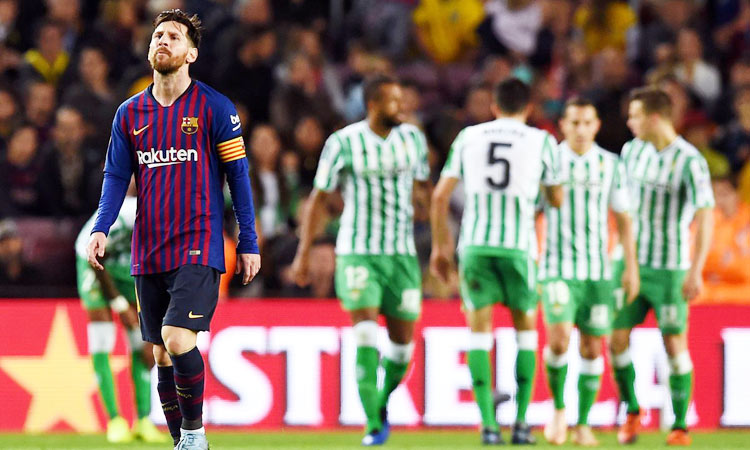 മെസ്സിക്ക്​ തോൽവ​ിയോടെ വരവേൽപ്പ്; ബാഴ്സയെ വീഴ്ത്തി റയൽ ബെറ്റിസ്​