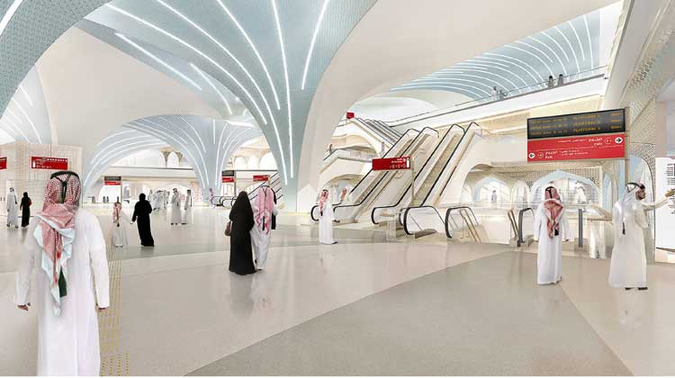 വാ​​ണി​​ജ്യ​​കേ​​ന്ദ്രം കൂ​​ടി​​യാ​​ണ്​ ദോ​​ഹ മെ​​ട്രോ