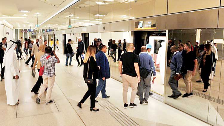 ദോ​ഹ മെ​ട്രോ പ്ര​വ​ർ​ത്ത​ന സ​മ​യം നീ​ട്ടു​ന്നു