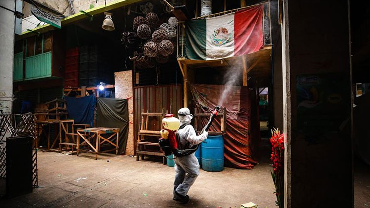 കോവിഡിന്‍റെ പുതിയ ഹോട്ട്സ്പോട്ടായി മെക്സികോ