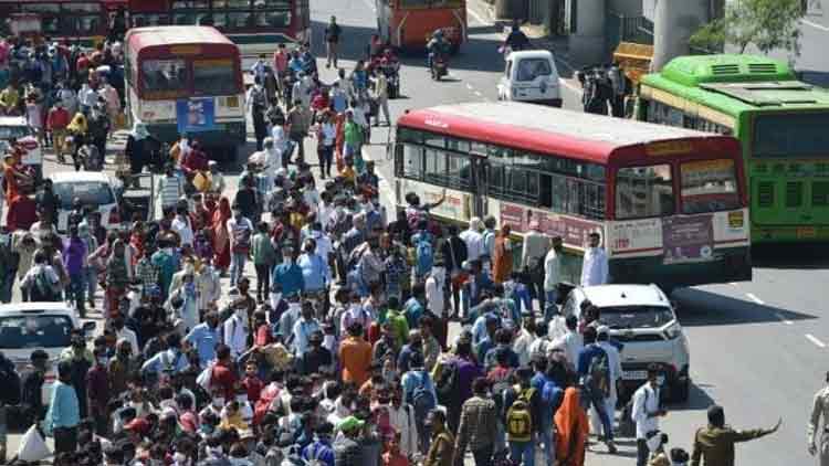 തൊഴിലാളി​കൾക്ക്​ മടങ്ങാൻ 800 ബസ്​ നൽകി ഹരിയാന