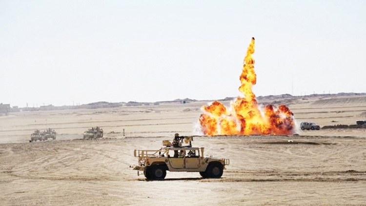 കുവൈത്ത്-അമേരിക്ക സംയുക്ത  സൈനിക പരിശീലനം സമാപിച്ചു