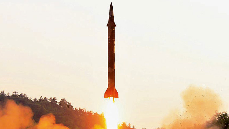 ഉ​ത്ത​ര കൊ​റി​യയിൽ വീണ്ടും മിസൈൽ പരീക്ഷണം