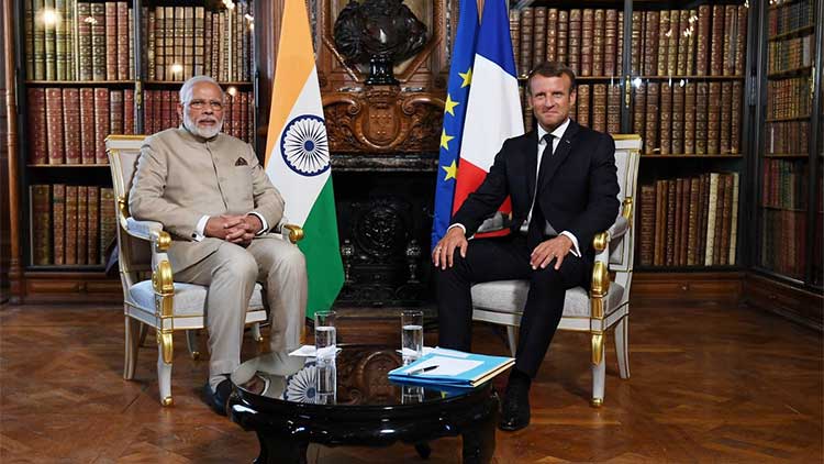 കശ്​മീർ: മൂന്നാമതൊരു കക്ഷിയുടെ ഇടപെടൽ വേണ്ട- ഇമ്മാനുവൽ മാക്രോൺ