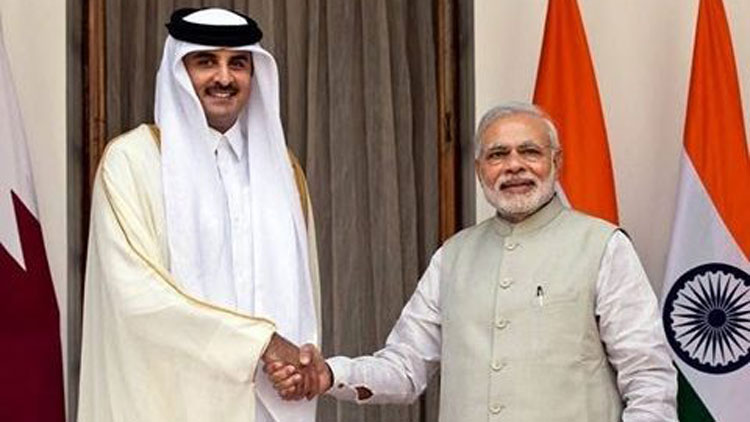 ഇന്ത്യൻ പ്രവാസികളുടെ സുരക്ഷ ഉറപ്പാക്കാൻ മോദി-ഖത്തർ അമീർ ടെലിഫോൺ ചർച്ച