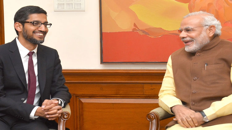 ഗൂ​ഗ്​​ൾ ഇ​ന്ത്യ​യി​ൽ 75,000 കോ​ടി നി​ക്ഷേ​പി​ക്കും