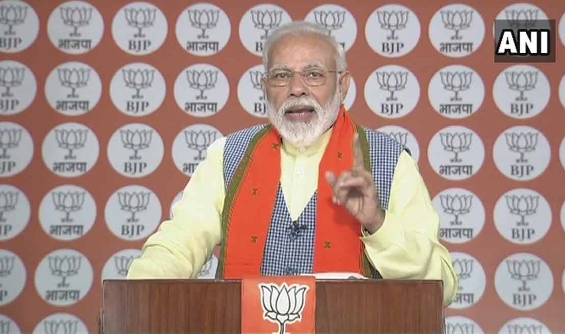 ഇന്ത്യ ജനത ഒറ്റക്കെട്ടായ്​ നിന്ന്​ വിജയം നേടും- പ്രധാനമന്ത്രി