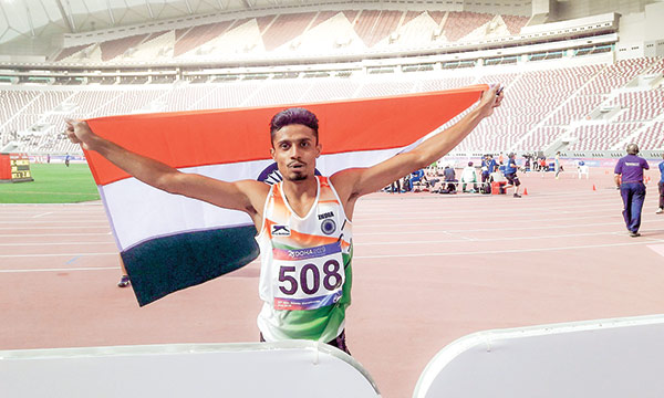 ഏ​ഷ്യ​ൻ അ​ത്​​ല​റ്റി​ക്​​സ്​: ജാ​ബി​റി​ന്​ വെ​ങ്ക​ലം