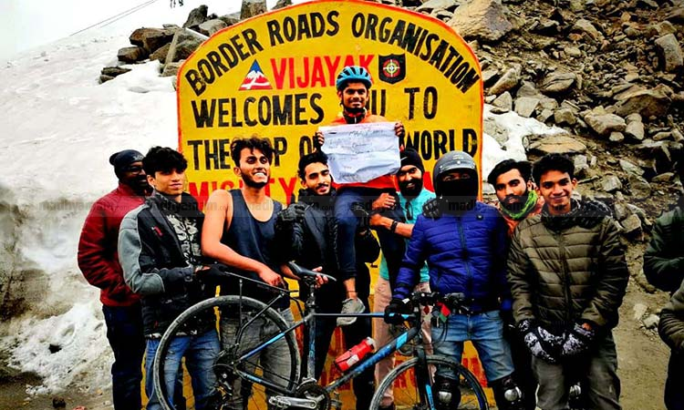 34 ദിവസവും മനക്കരുത്തും; ​സൈക്കിളിൽ ഹിമാലയംതൊട്ട്​ ഹാരിസും സാദിഖലിയും