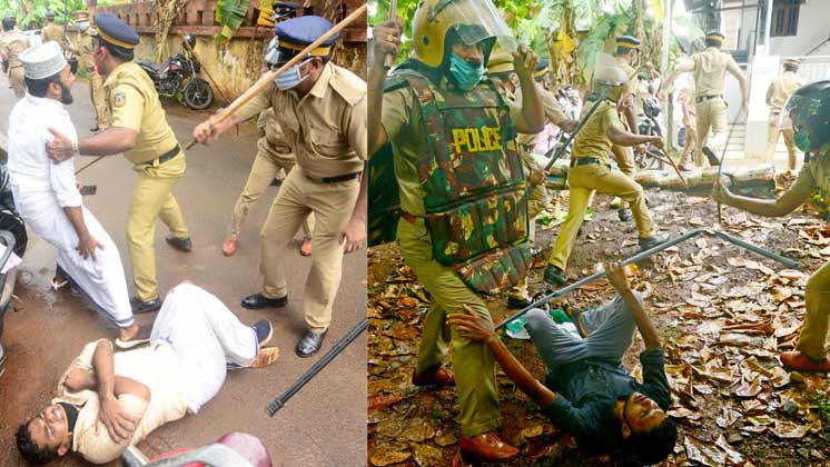 വിദ്യാര്‍ഥിനിയുടെ മരണം: എം.എസ്.എഫ് മാർച്ചിൽ സംഘർഷവും ലാത്തിച്ചാർജും