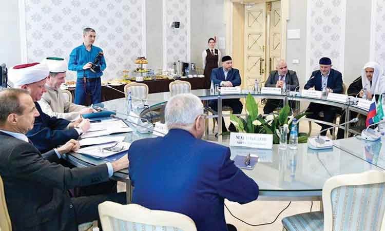 റാബിത്വ ജനറൽ സെക്രട്ടറി  മോസ്​കോയിലെ റഷ്യൻ ചേമ്പർ സന്ദർശിച്ചു