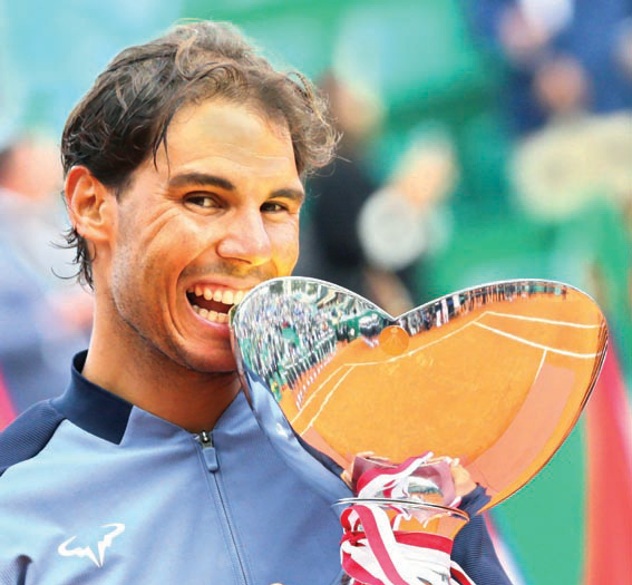 മോണ്ടികാര്‍ലോയില്‍ നദാലിന് ഒമ്പതാം കിരീടം