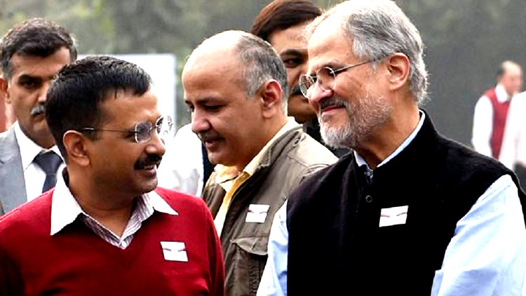 പണ്ടു ശത്രു, ഇപ്പോൾ മിത്രം: നജീബ്​ ജംഗിൻെറ ചങ്കാണിപ്പോൾ കെജ്​രിവാൾ