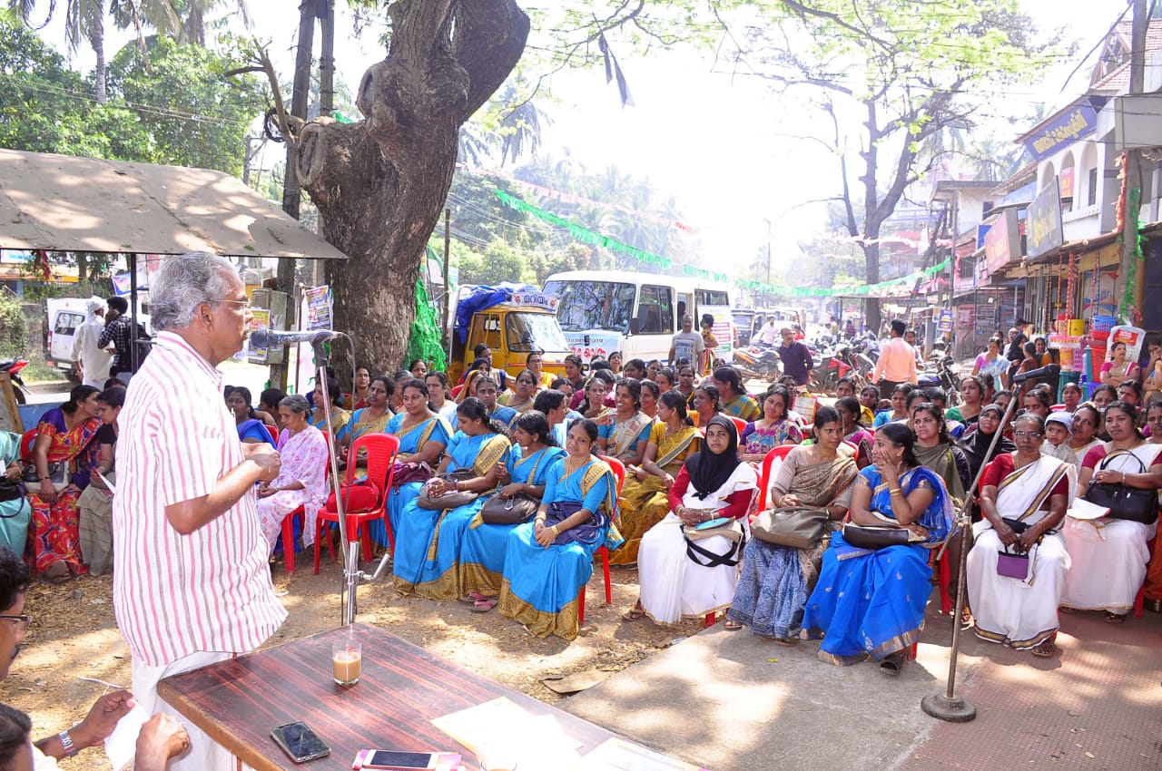 സന്ദേശയാത്രക്ക് സ്വീകരണം സന്ദേശയാത്രക്ക് സ്വീകരണം