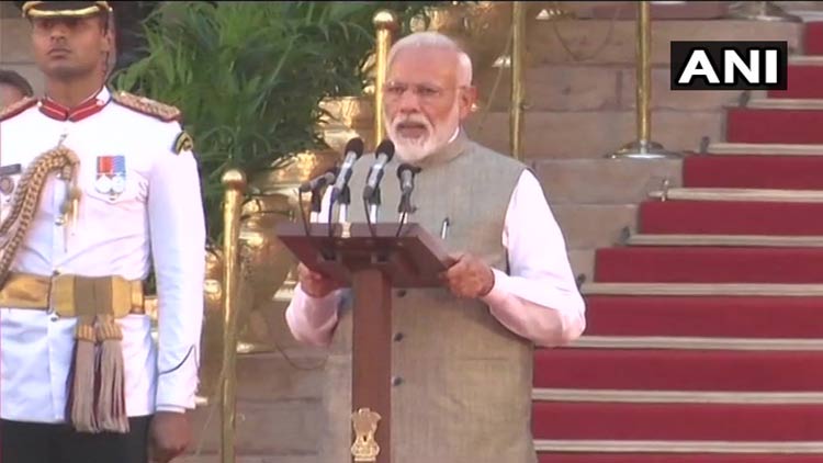 മോദി വീണ്ടും പ്രധാനമന്ത്രി; 58 അംഗ കേന്ദ്ര മന്ത്രിസഭ