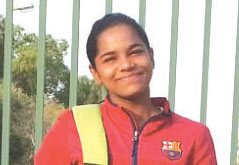 കായിക മത്സരത്തില്‍  ഇന്ത്യന്‍ സ്കൂള്‍ വിദ്യാര്‍ഥിക്ക് തിളക്കമാര്‍ന്ന നേട്ടം