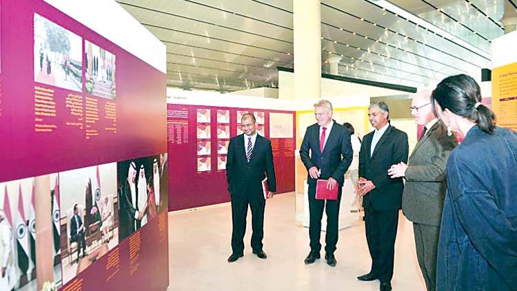 നാ​ഷ​ന​ല്‍ ലൈ​ബ്ര​റി​യി​ല്‍ ഇ​ന്ത്യാ പ്ര​ദ​ർ​ശ​നം