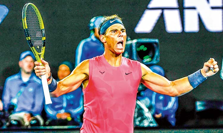 ന​ദാ​ൽ ക്വാ​ർ​ട്ട​റി​ൽ; ഗ​ഫ്​ പു​റ​ത്ത്