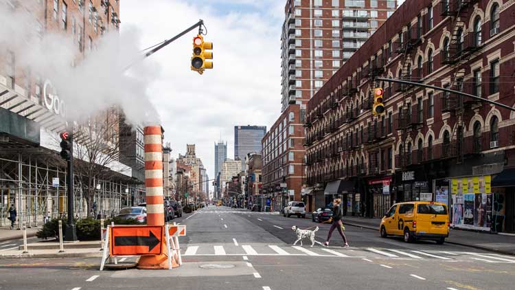 മരണമുനമ്പായിരുന്ന ന്യൂയോർക്കിന്​ ആശ്വാസം