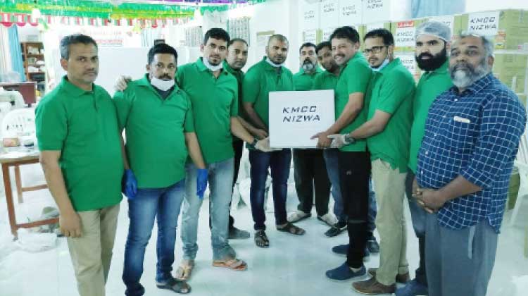 നി​സ്‌​വ കെ.​എം.​സി.​സി റി​ലീ​ഫ്​ കി​റ്റ്​ വി​ത​ര​ണം 