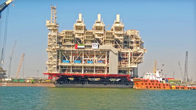 ലോ​ക​െ​ത്ത ഏ​റ്റ​വും വ​ലി​യ ഓ​ഫ്ഷോ​ർ ഓ​യി​ൽ പ്ലാ​റ്റ്‌​ഫോം അ​ബൂ​ദ​ബി​യി​ൽ