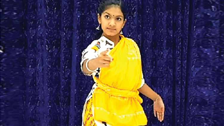 കോ​വി​ഡ്​ ബോ​ധ​വ​ത്​​ക​ര​ണം,  നൃ​ത്ത ഭാ​ഷ്യ​മൊ​രു​ക്കി  മ​ല​യാ​ളി വി​ദ്യാ​ർ​ഥി​നി