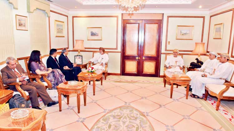 ഇന്ത്യൻ ദേശീയ സുരക്ഷ സഹ ഉപദേഷ്​ടാവ്​ യൂസുഫ്​ ബിൻ അലവിയുമായി ചർച്ച നടത്തി