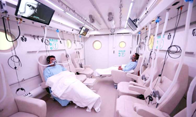 രോ​ഗ​ശ​മ​ന​ത്തി​ന്​ ഓ​​ക്സി​​ജ​​ൻ തെ​​റപ്പി; ഇ​ത്​ ഹൈ​​പ്പ​​ർ​​ബാ​​രി​​ക് ചേം​​ബ​​ർ സം​​വി​​ധാ​​നം