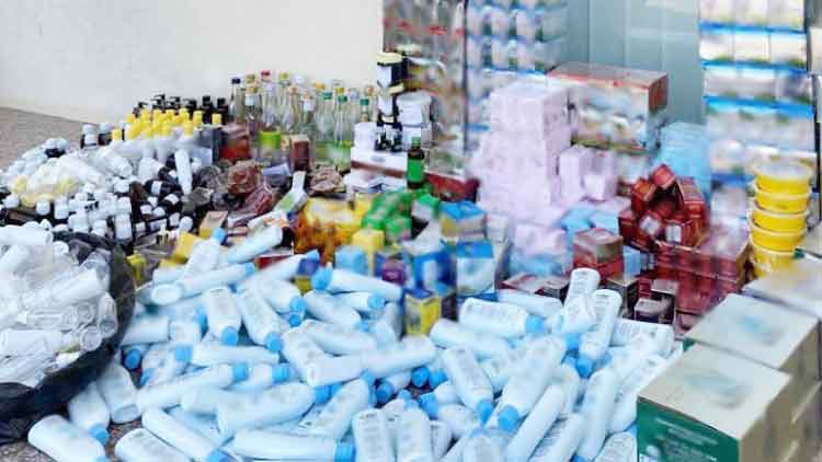 വ്യാ​ജ പ​ച്ചമ​രു​ന്നു​ക​ൾ പി​ടി​ച്ചെ​ടു​ത്തു