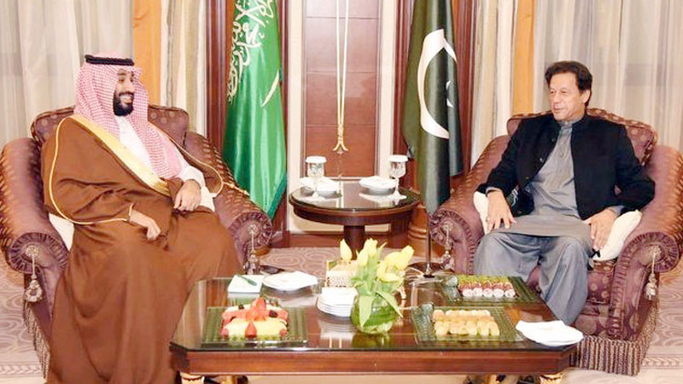 ഇം​റാ​ൻ ഖാ​ൻ കിരീടാവകാശിയുമായി കൂടിക്കാഴ്​ച നടത്തി