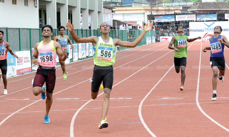 400 മീ​റ്റ​റി​ല്‍ പു​ത്ത​ന്‍  താ​രോ​ദ​യ​ങ്ങ​ൾ; അ​ഭി​ഷേ​ക് മാ​ത്യു​വി​ന്  റെ​ക്കോ​ഡ്