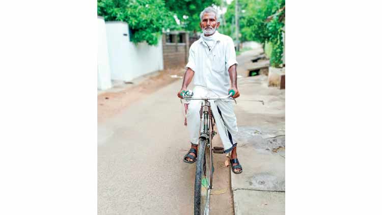 ഇ​ബ്രാ​ഹി​മി​ന് സൈ​ക്കി​ൾ ത​ന്നെ ജീ​വി​തം