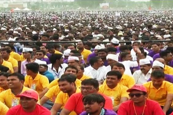 സംവരണം: ഗുജറാത്തില്‍ പട്ടേല്‍ സമുദായത്തിന്‍െറ പടുകൂറ്റന്‍ റാലി