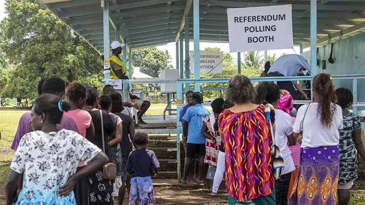 സ്വ​ത​ന്ത്ര രാ​ജ്യ​ത്തി​നാ​യി ഹി​ത​പ​രി​ശോ​ധ​ന: ബൂ​ഗെ​ൻ​വി​ലിൽ വി​ധി​യെ​ഴു​ത്ത്​