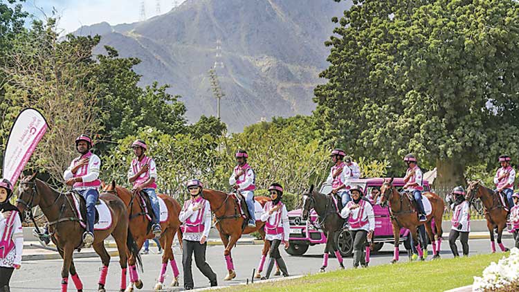 സ്ത​നാ​ര്‍ബു​ദ​ത്തി​നെ​തി​രെ ഷാ​ര്‍ജ​യു​ടെ  പ​ത്താം കു​തി​ര​പ്പ​ട ഇ​ന്നി​റ​ങ്ങും