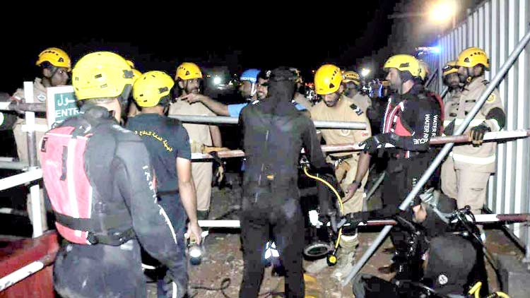 ആറ്​ വിദേശ തൊഴിലാളികൾ മുങ്ങിമരിച്ച സംഭവം: രക്ഷാപ്രവർത്തനം 12 മണിക്കൂർ നീണ്ടു