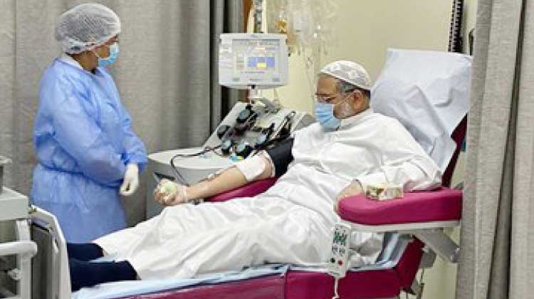 കോ​വി​ഡ്​ ചി​കി​ത്സ​ക്ക്​ പ്ലാ​സ്​​മ ശേ​ഖ​ര​ണ​വു​മാ​യി ബ്ല​ഡ്​ ബാ​ങ്ക്​