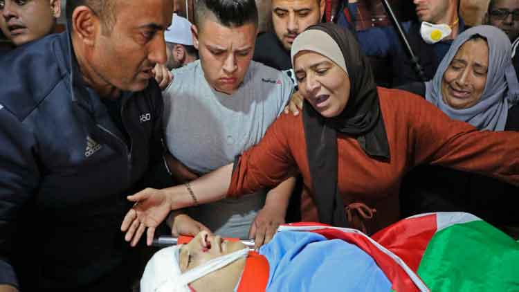 അ​ഭ​യാ​ർ​ഥി ക്യാ​മ്പി​ൽ ഇ​സ്രാ​യേ​ൽ  സേ​ന​യു​ടെ ​വെ​ടി​യേ​റ്റ്​ 16 വ​യ​സ്സു​കാ​ര​ൻ മ​രി​ച്ചു