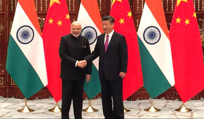 നരേന്ദ്ര മോദിയും ഷി ജിന്‍പിങ്ങും കൂടിക്കാഴ്ച നടത്തി