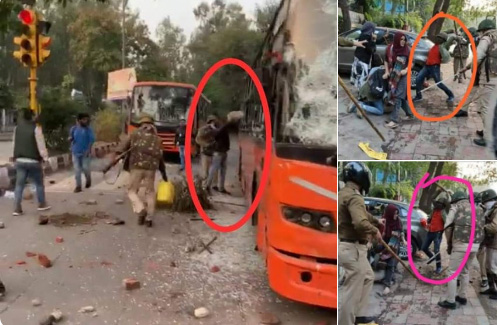 ബസ്​ കത്തിച്ചത്​ ​ഡൽഹി പൊലീസെന്ന്​ സിസോദിയ; നിഷേധിച്ച്​ പൊലീസ്​