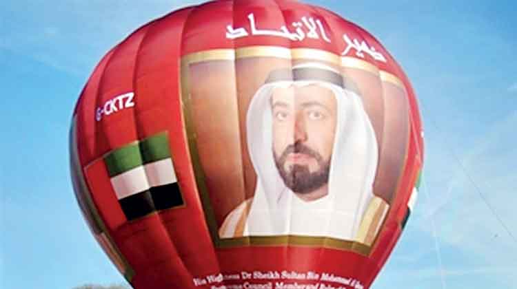 പോ​ളി​ഷ് ഹോ​ട്ട്  എ​യ​ർ ബ​ലൂ​ൺ  ഉ​ത്സ​വ​ത്തി​ൽ താ​ര​മാ​യി  ശൈ​ഖ് സു​ൽ​ത്താ​ൻ