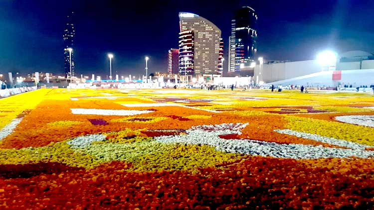 ഗിന്നസിലേക്ക്​ വിടർന്നു, ഒന്നൊന്നര പൂക്കളം