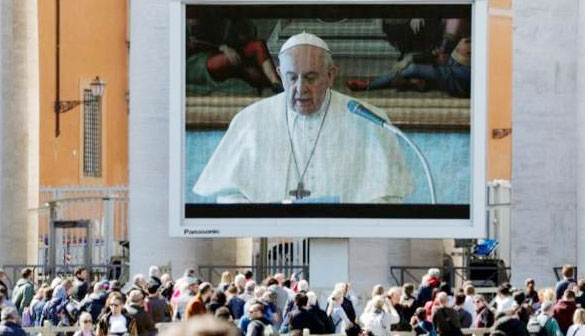 Pope Francis livestream
