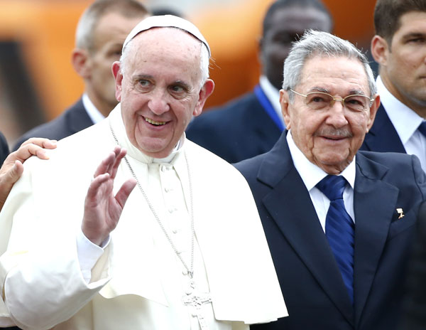 ഫ്രാന്‍സിസ് മാര്‍പാപ്പ ക്യൂബയില്‍