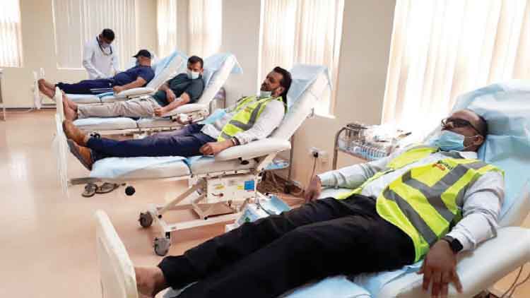 രക്തദാന ക്യാമ്പ് നടത്തി രക്തദാന ക്യാമ്പ് നടത്തി