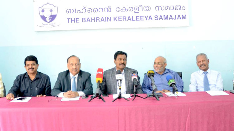 ബ​ഹ്​​റൈ​ൻ കേ​ര​ളീ​യ​ സ​മാ​ജ​ത്തി​ൽ  വി​ശു​ദ്ധാ​ന​ന്ദ സ്വാ​മി​ക​ൾ​ക്ക് സ്വീ​ക​ര​ണം