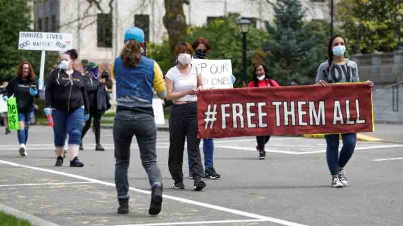 കോവിഡ്​ ബാധിച്ച തടുവുകാരി പ്രസവശേഷം മരിച്ചു; അമേരിക്കയിൽ പ്രതിഷേധം കനക്കുന്നു